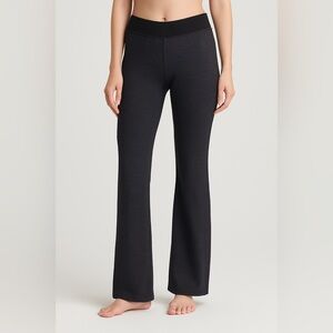 Lululemon Groove Pants Black Heathered Flare Leggings Size 6